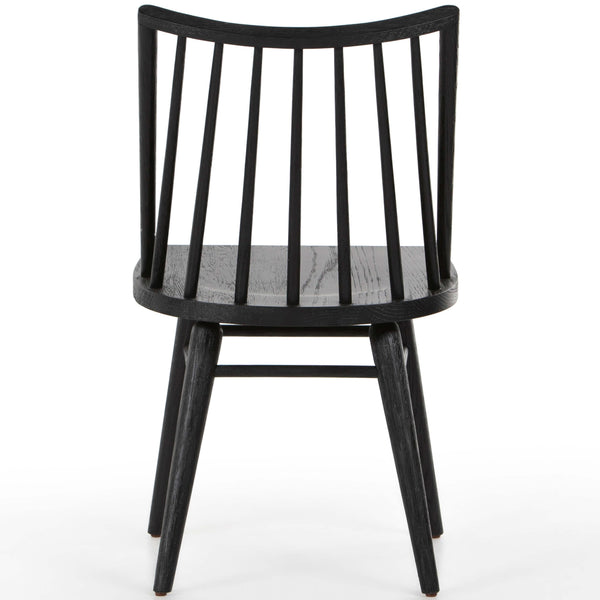 Home Fashion Lewis Windsor Dining Chair Black Oak Set Of 2 By Four Hands