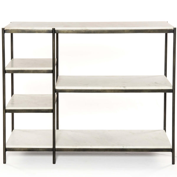 Home Fashion Lily Console Table Hammered Grey By Four Hands