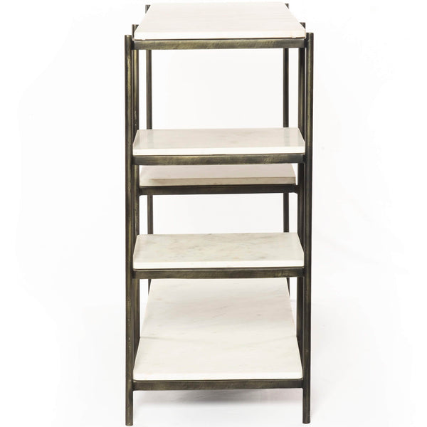 Home Fashion Lily Console Table Hammered Grey By Four Hands