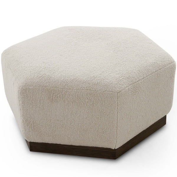 Home Fashion Livi 36" Ottoman Cardiff Taupe By Four Hands