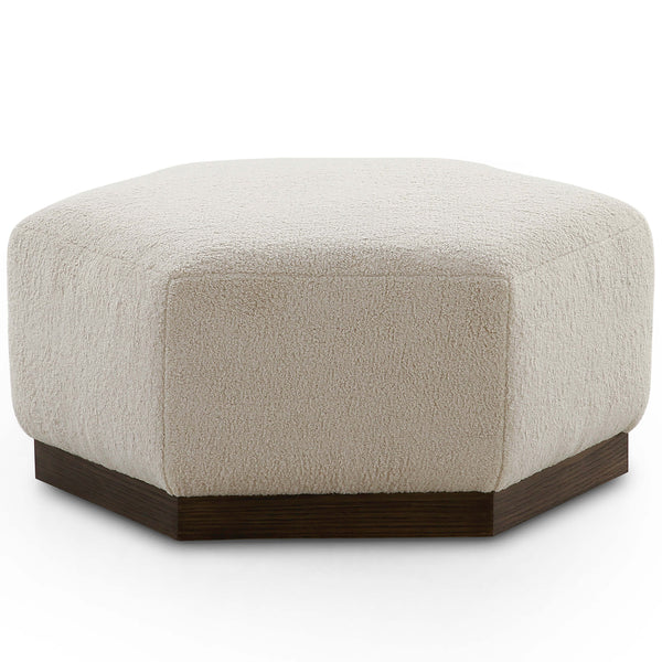 home fashion Livi 36" Ottoman Cardiff Taupe by Four Hands
