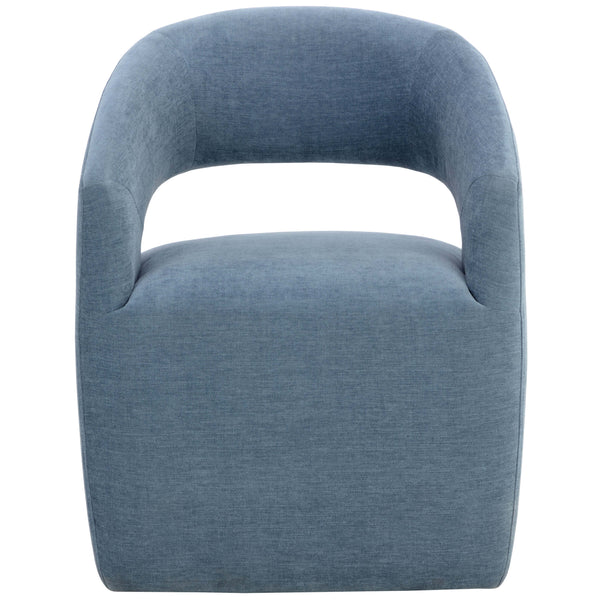 Home Fashion Lloret Wheeled Dining Chair Danny Iceberg Set Of 2