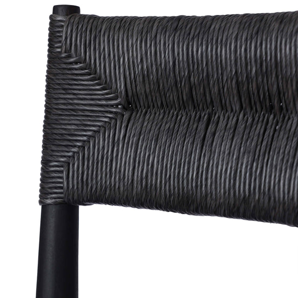 Home Fashion Lomas Outdoor Dining Chair Vintage Charcoal Set Of 2 By Four Hands