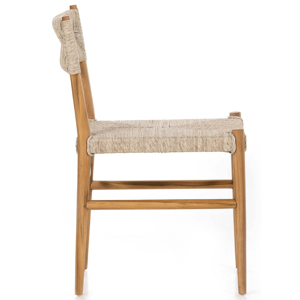 Home Fashion Lomas Outdoor Dining Chair Vintage White Set Of 2 By Four Hands