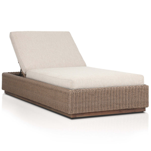 Home Fashion Lorelei Outdoor Chaise Alessi Buff By Four Hands