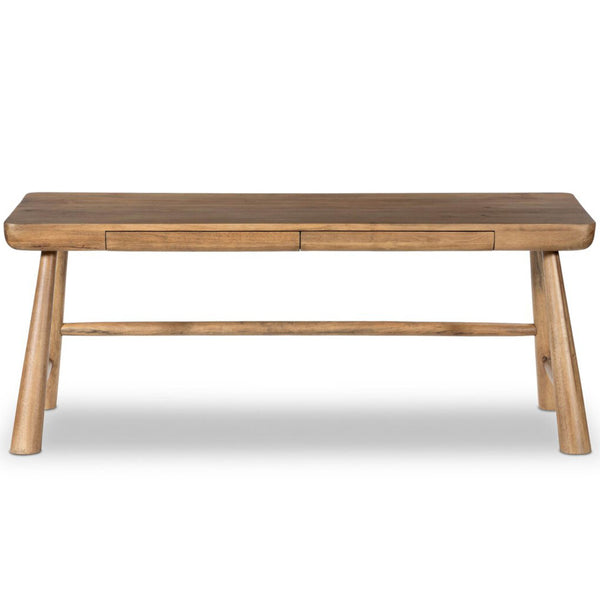 Home Fashion Lorik Desk Caramel Rubberwood By Four Hands