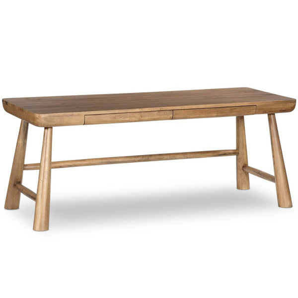 home fashion Lorik Desk Caramel Rubberwood by Four Hands