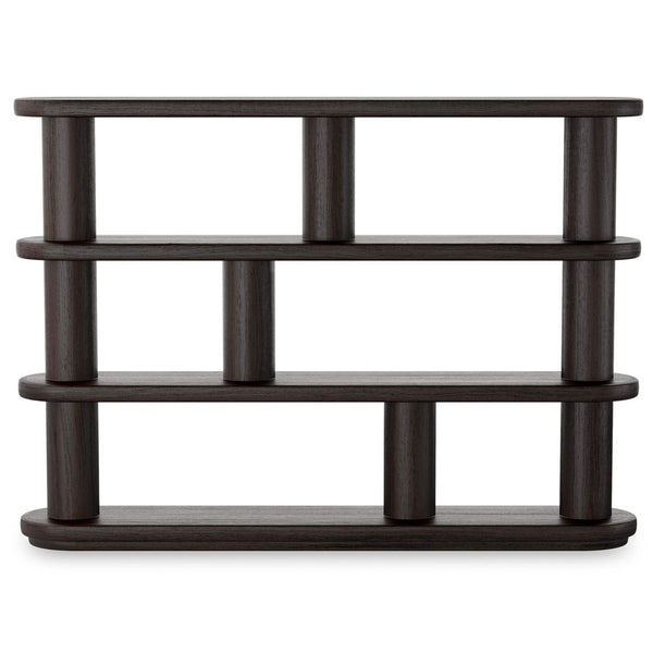 Home Fashion Luciana Bookcase Ebony Oak By Four Hands