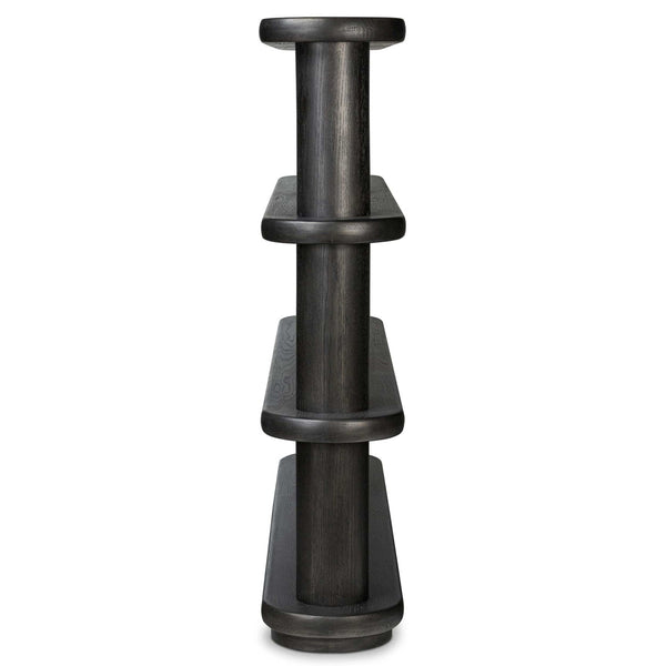 Home Fashion Luciana Bookcase Ebony Oak By Four Hands