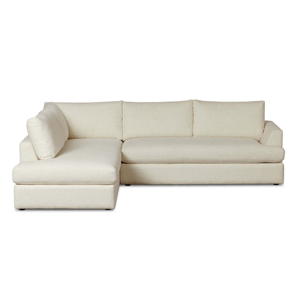 Home Fashion Lucien 2 Piece Sectional Nomad Snow By Four Hands