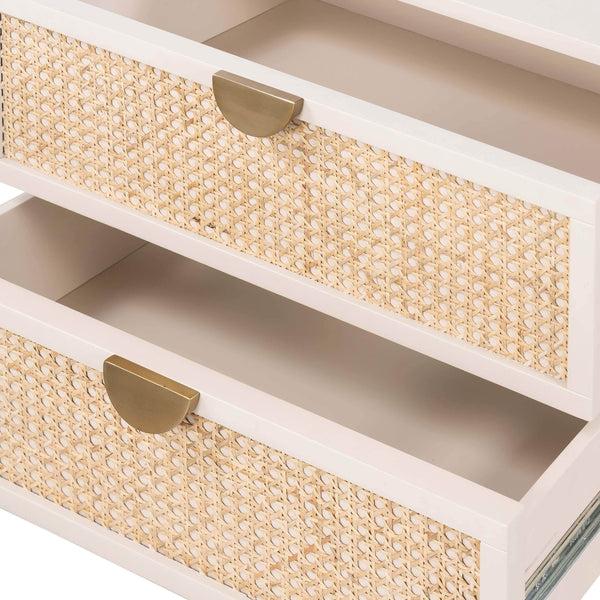 Home Fashion Luella Nightstand Matte Alabaster By Four Hands