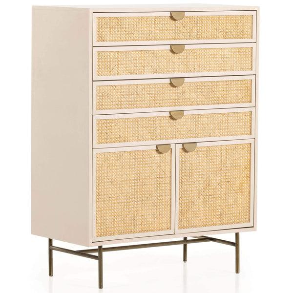 home fashion Luella Tall Dresser Matte Alabaster by Four Hands