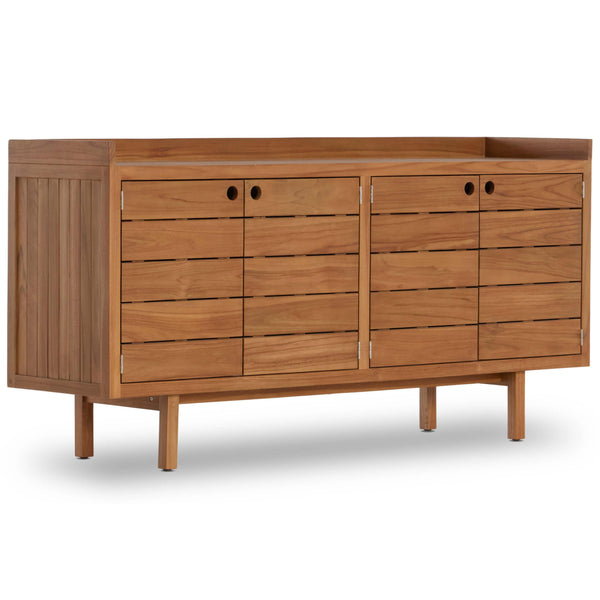 home fashion Lula Outdoor Sideboard Natural Teak by Four Hands