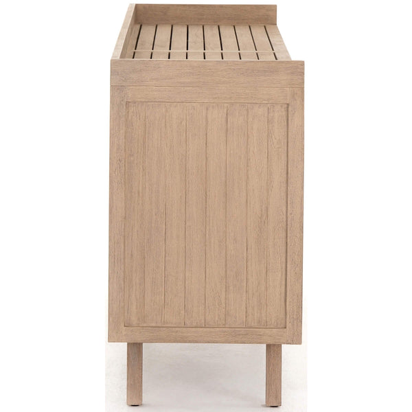 Home Fashion Lula Outdoor Sideboard Washed Brown By Four Hands