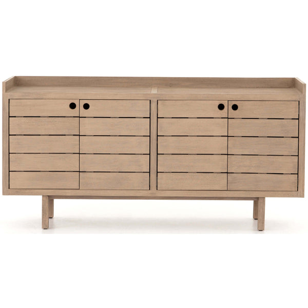 Home Fashion Lula Outdoor Sideboard Washed Brown By Four Hands