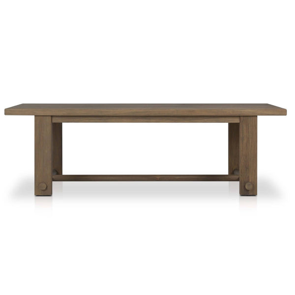 Home Fashion Lumi 98" Outdoor Dining Table Toasted Brown By Amber Lewis X Four Hands