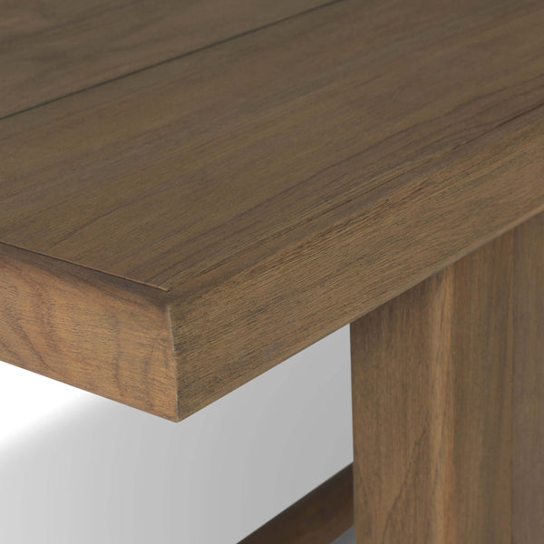 Home Fashion Lumi 98" Outdoor Dining Table Toasted Brown By Amber Lewis X Four Hands