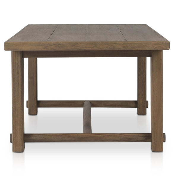 Home Fashion Lumi 98" Outdoor Dining Table Toasted Brown By Amber Lewis X Four Hands