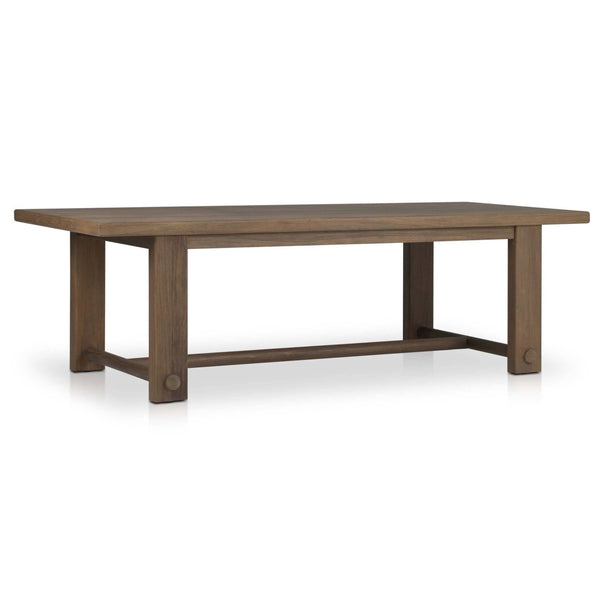 home fashion Lumi 98" Outdoor Dining Table Toasted Brown by Amber Lewis x Four Hands