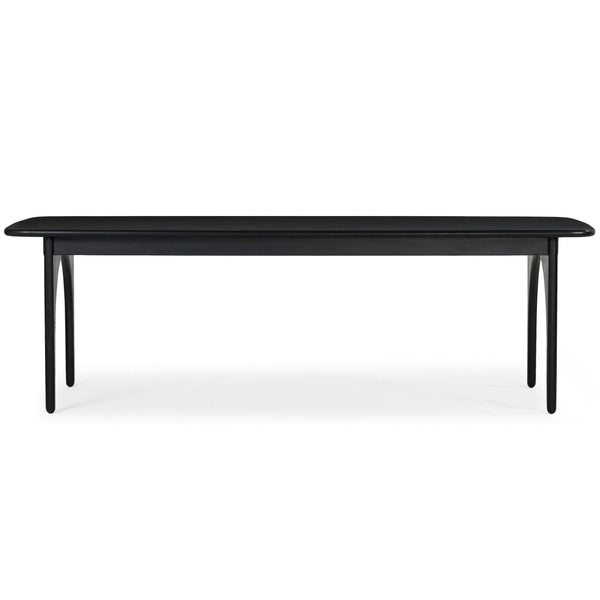 Home Fashion Luna Rectangular Dining Table Charcoal
