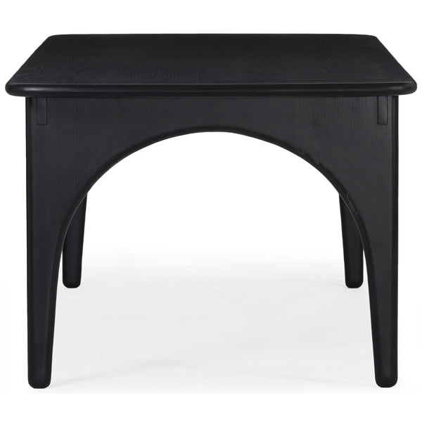 Home Fashion Luna Rectangular Dining Table Charcoal