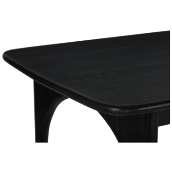 Home Fashion Luna Rectangular Dining Table Charcoal
