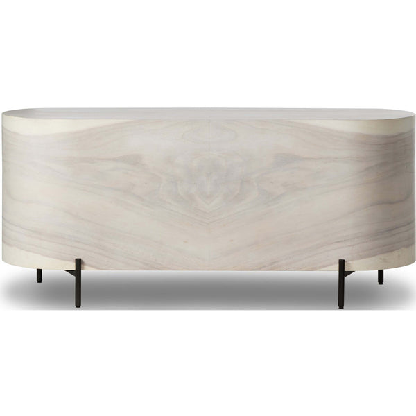 Home Fashion Lunas Executive Desk Bleached Guanacaste By Four Hands