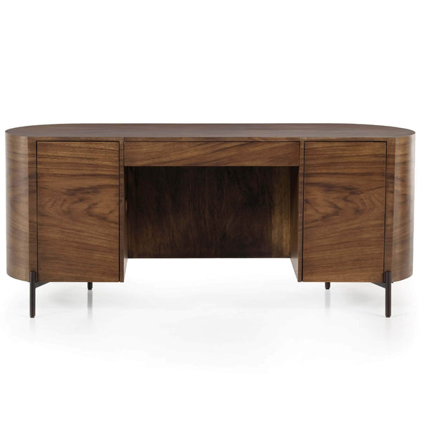 Home Fashion Lunas Executive Desk Caramel Guanacaste By Four Hands