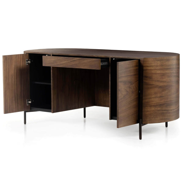 Home Fashion Lunas Executive Desk Caramel Guanacaste By Four Hands