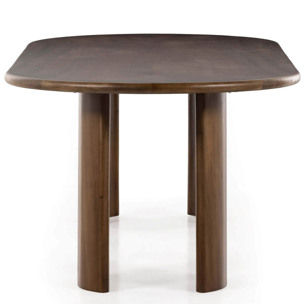 Home Fashion Lunas Oval Dining Table Caramel Guanacaste By Four Hands