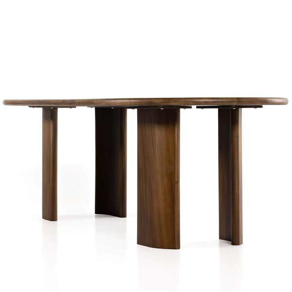 Home Fashion Lunas Oval Dining Table Caramel Guanacaste By Four Hands
