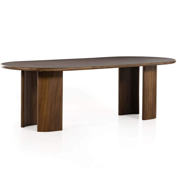 home fashion Lunas Oval Dining Table Caramel Guanacaste by Four Hands