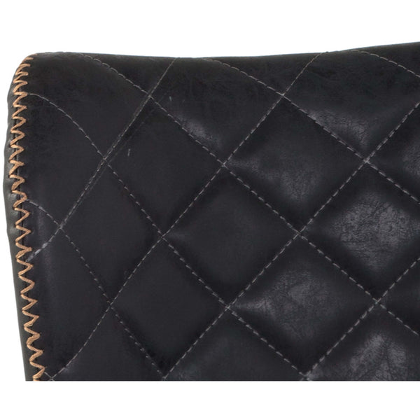 Home Fashion Lyla Bar & Counter Stool Antique Black Set Of 2