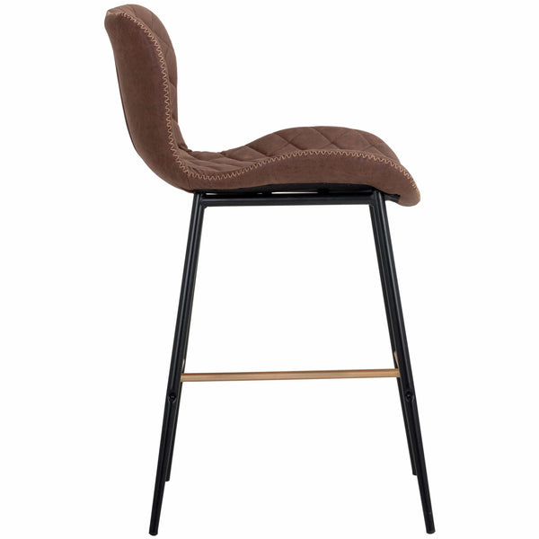 Home Fashion Lyla Bar & Counter Stool Antique Brown Set Of 2