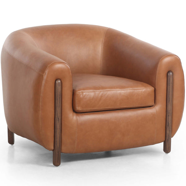home fashion Lyla Leather Chair Valencia Camel by Four Hands