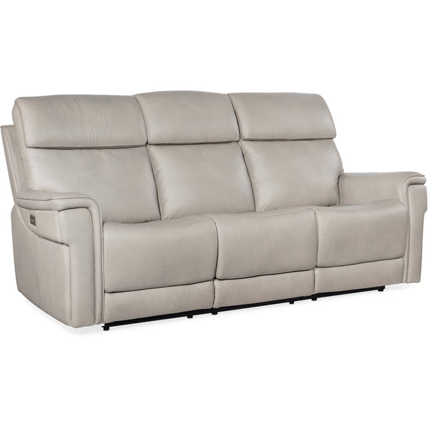 Home Fashion Lyra Zero Gravity Power Leather Sofa Sahara Ash