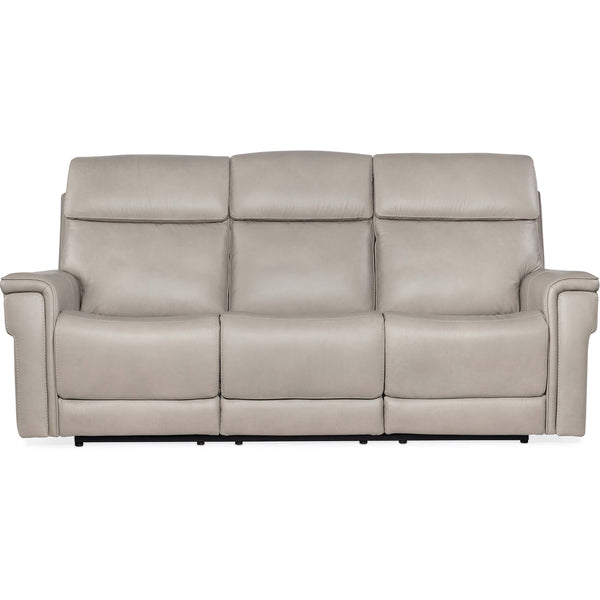 home fashion Lyra Zero Gravity Power Leather Sofa Sahara Ash