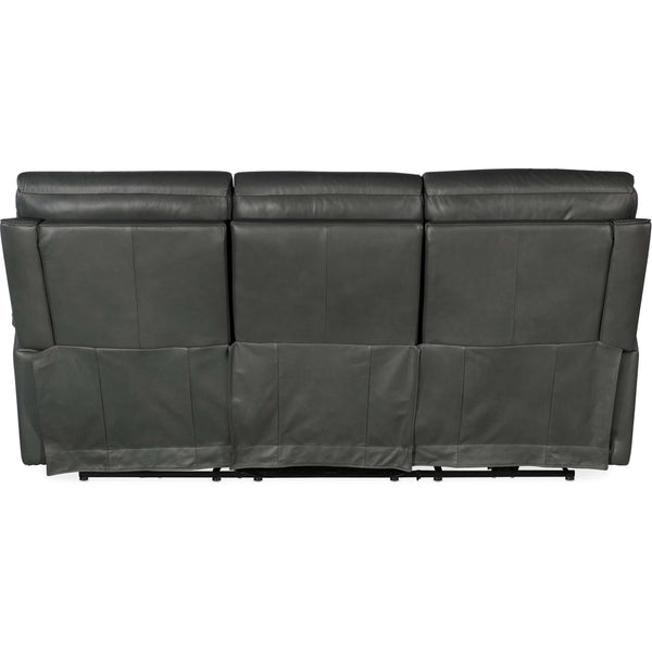 Home Fashion Lyra Zero Gravity Power Leather Sofa Sahara Dorian Gray