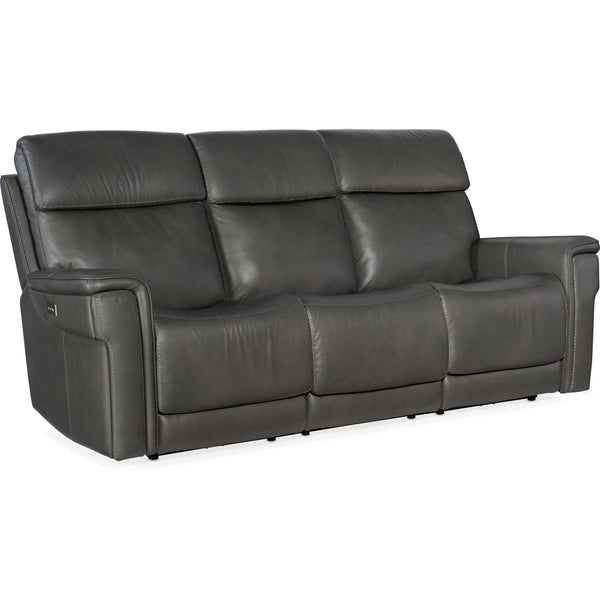 home fashion Lyra Zero Gravity Power Leather Sofa Sahara Dorian Gray