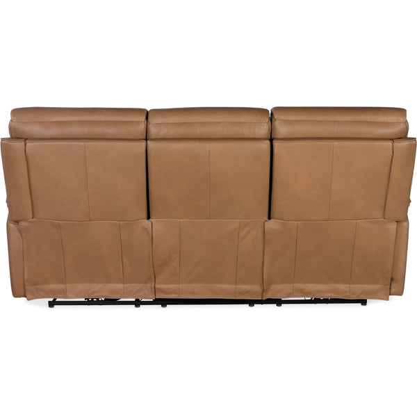 Home Fashion Lyra Zero Gravity Power Leather Sofa Sahara Sandalwood