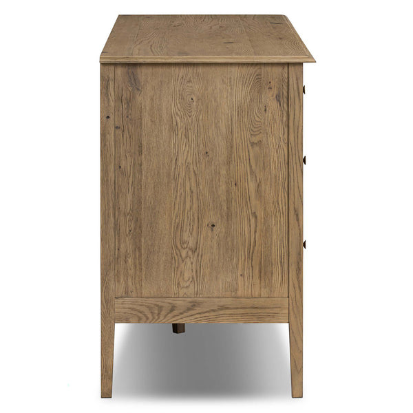 Home Fashion Maggie 6 Drawer Dresser Aged Smoked Oak By Four Hands