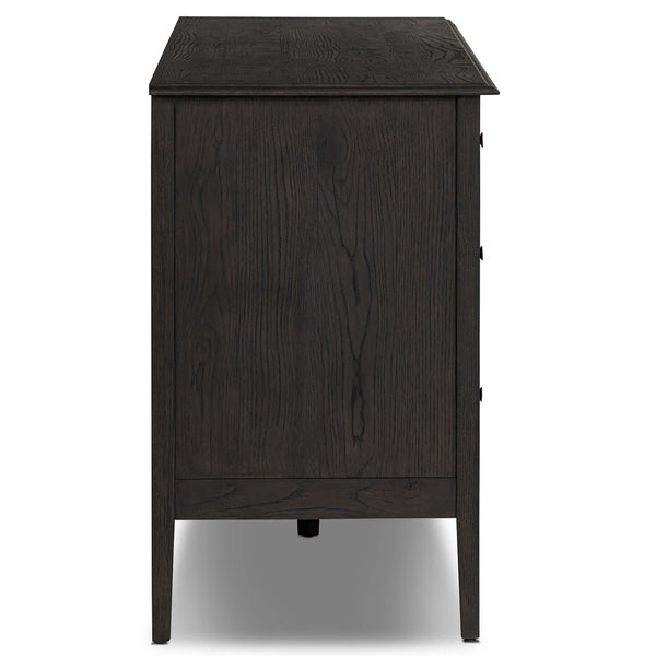Home Fashion Maggie 6 Drawer Dresser Smoked Black By Four Hands