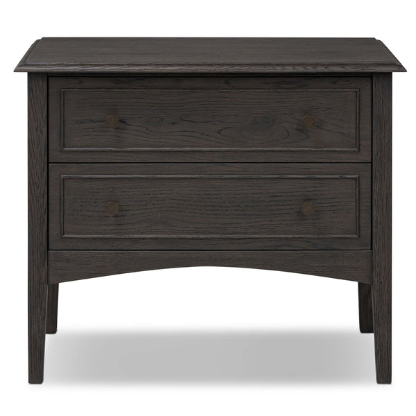 Home Fashion Maggie Nightstand Smoked Black By Four Hands