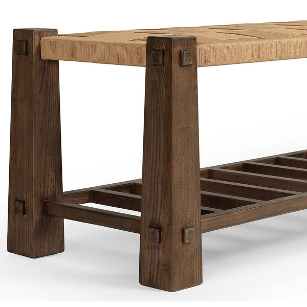 Home Fashion Malin Accent Bench Natural By Four Hands