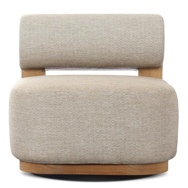 Home Fashion Malta Outdoor Swivel Chair Faye Sand By Four Hands