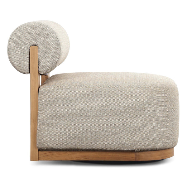 Home Fashion Malta Outdoor Swivel Chair Faye Sand By Four Hands