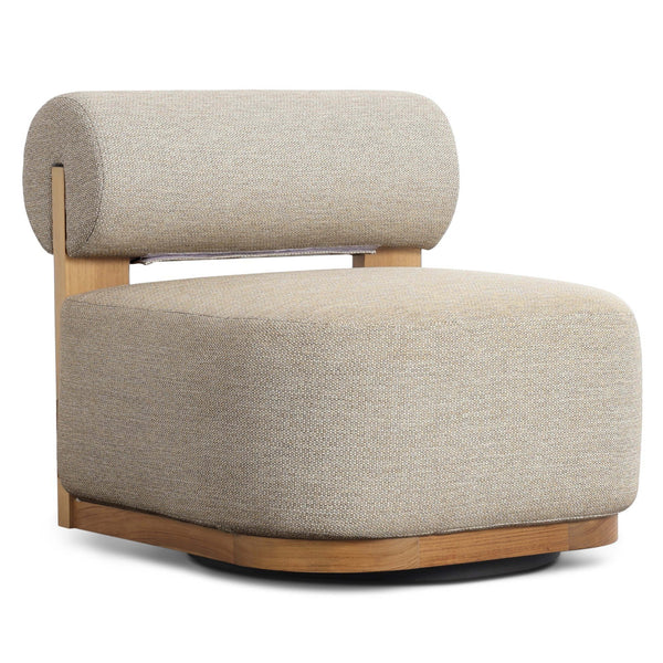 home fashion Malta Outdoor Swivel Chair Faye Sand by Four Hands