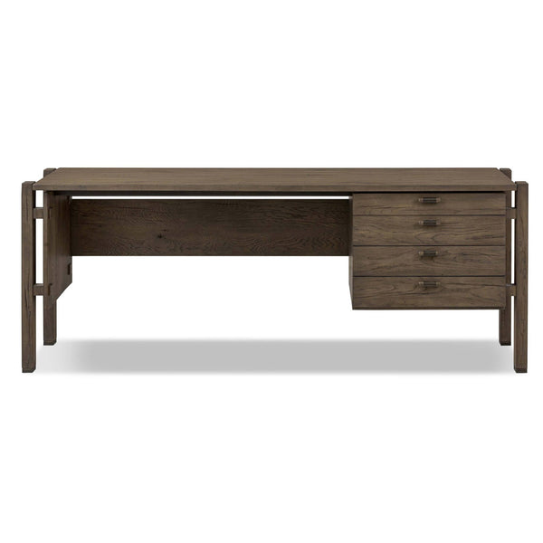 Home Fashion Marcela Desk Grey Reclaimed French Oak By Four Hands