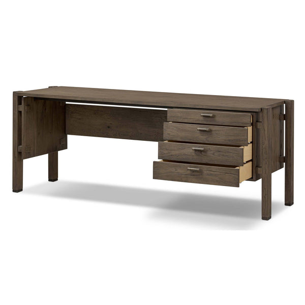 Home Fashion Marcela Desk Grey Reclaimed French Oak By Four Hands