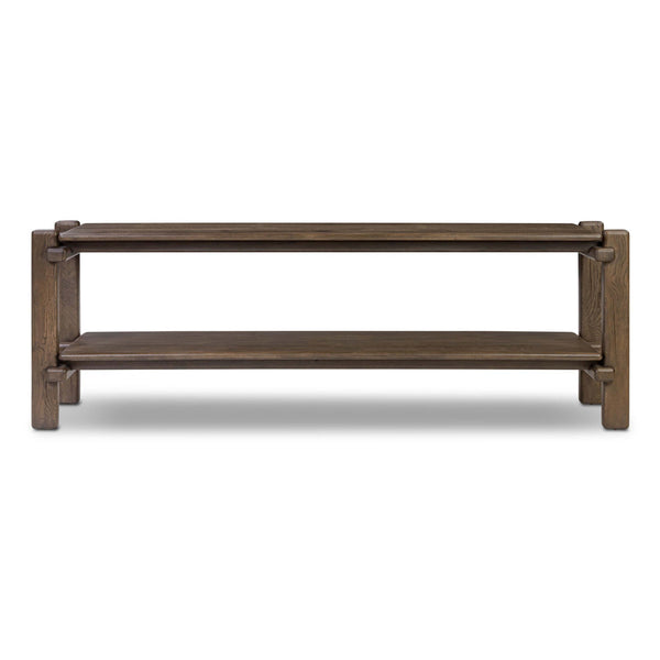 Home Fashion Marcia Console Table Grey Reclaimed French Oak By Four Hands